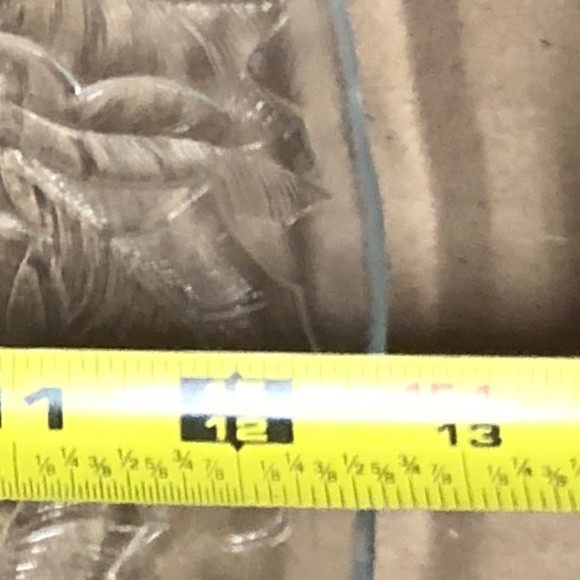 🎄SALE Holiday Christmas Cookie Tray, pressed glass, Vintage - Picture 7 of 7